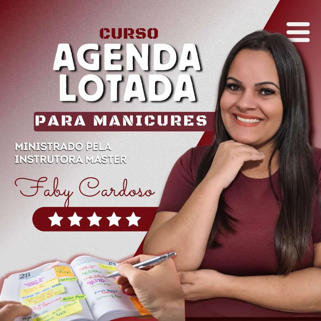 Curso Manicure Agenda Lotada Faby Cardoso é bom? vale a pena?