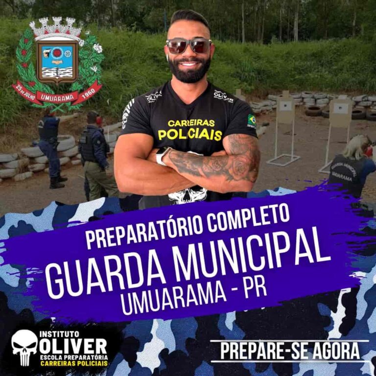 Curso Preparatório Guarda Municipal Umuarama Instituto Óliver é bom? vale a pena?