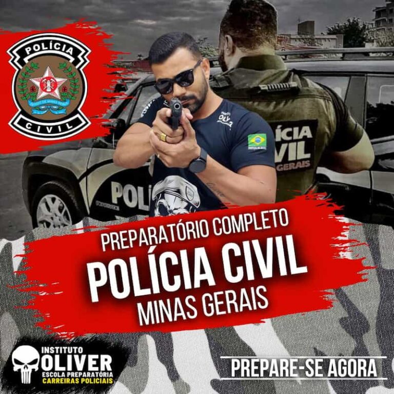 Curso Preparatório Polícia Civil Minas Gerais Instituto Óliver é bom? vale a pena?