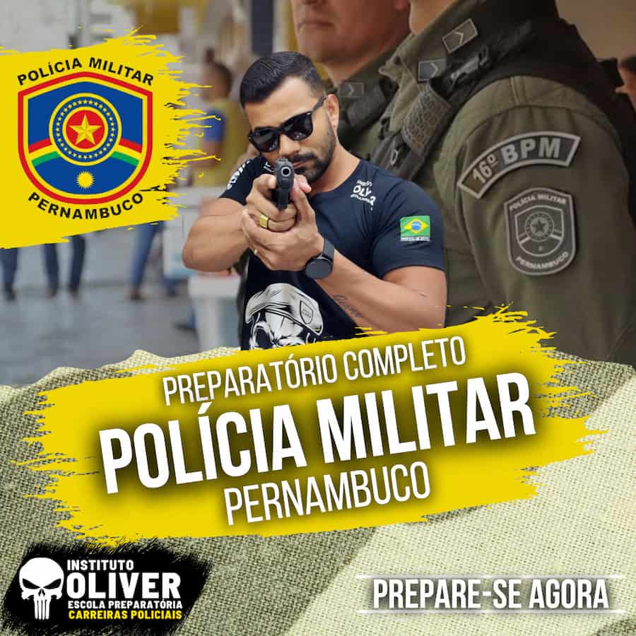Curso Preparatório Polícia Militar Pernambuco Instituto Óliver é bom? vale a pena?
