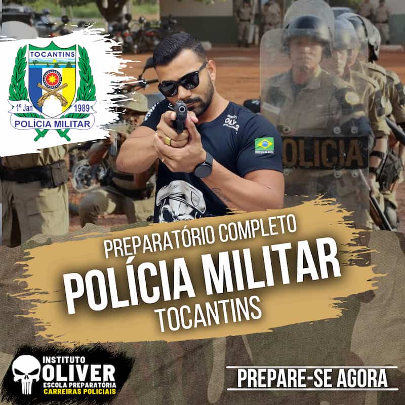 Curso Preparatório Polícia Militar Tocantins Instituto Óliver é bom? vale a pena?