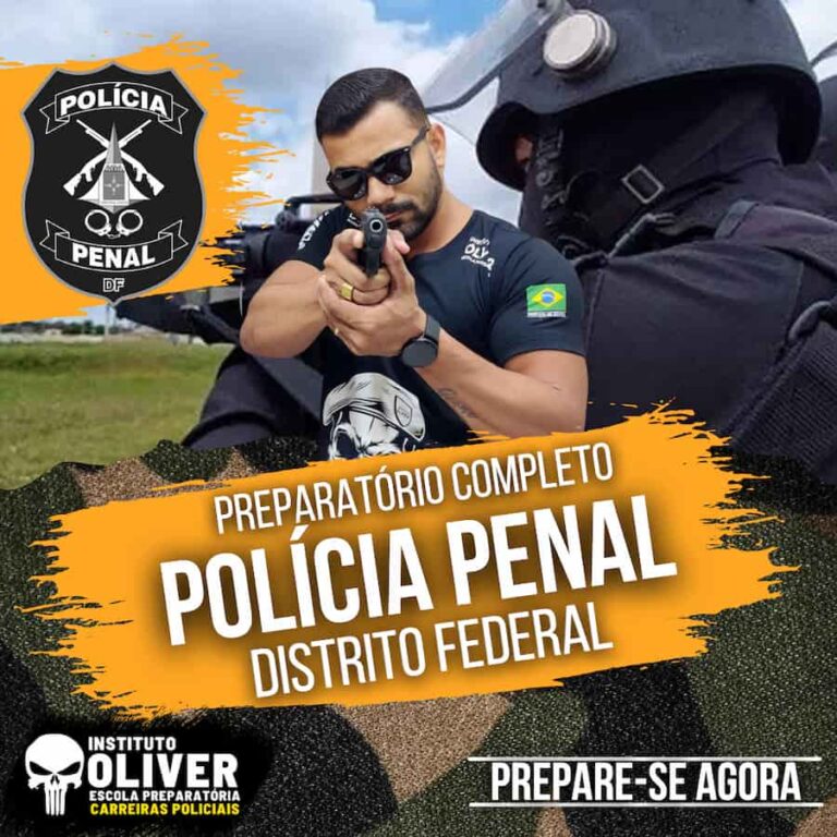 Curso Preparatório Polícia Penal Distrito Federal Instituto Óliver é bom? vale a pena?