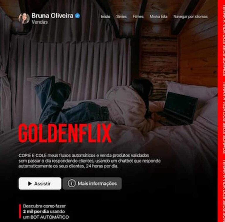 Curso GoldenFlix da Bruna de Oliveira é bom? vale a pena?